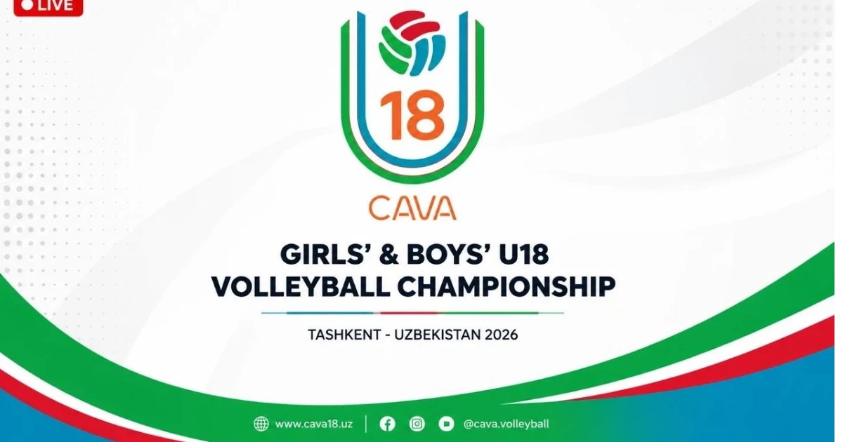 KAZ vs KGZ | CAVA Boys - U18 Volleyball Championship | Tashkent 2026